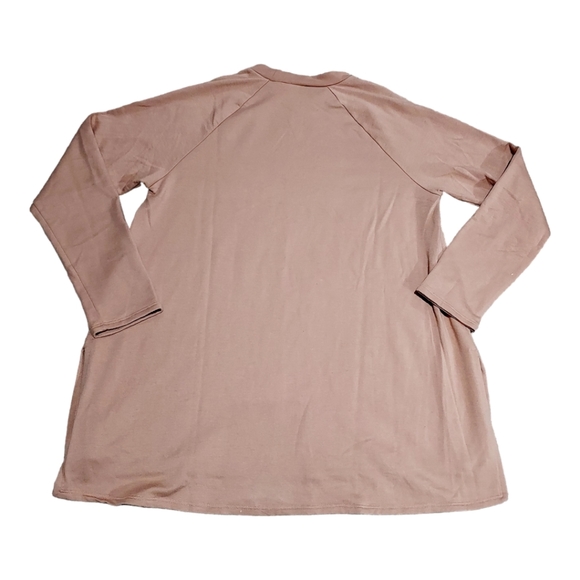 Eileen Fisher Cozy Brushed Terry Raglan-Sleeve Tunic size XS - Picture 4 of 11